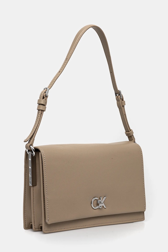 Kabelka Calvin Klein béžová K60K612807