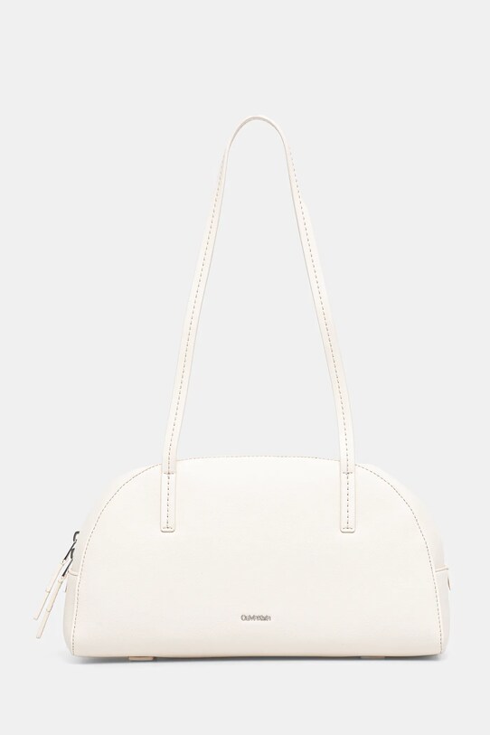 Kabelka Calvin Klein imitácia kože béžová K60K612819