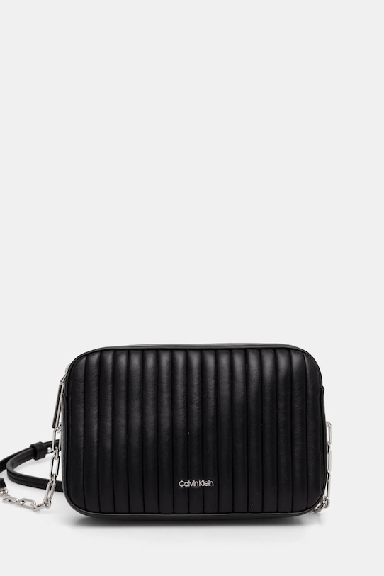 Calvin Klein torebka nie mieści A4 czarny K60K613078