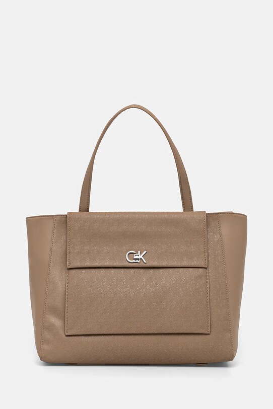 Сумочка Calvin Klein синтетический бежевый K60K613136