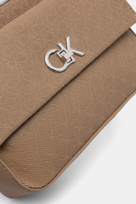 Kabelka Calvin Klein béžová K60K613140