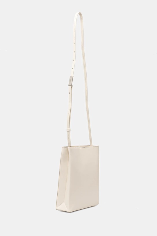 Calvin Klein torebka skórzana LV04F3005G beżowy SS25