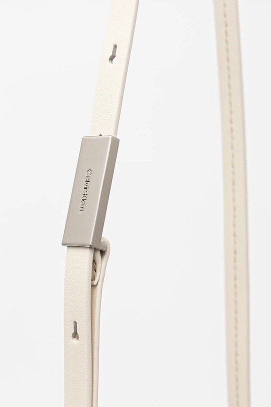 Kožna torba Calvin Klein bež LV04F3005G