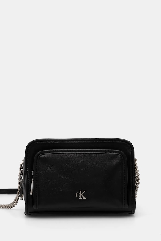 Calvin Klein Jeans torebka nie mieści A4 czarny K60K613047