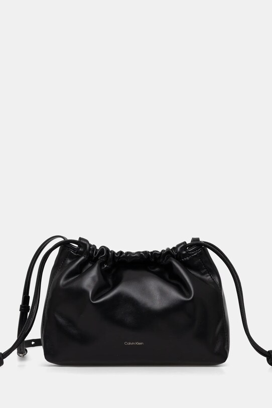 Kabelka Calvin Klein Jeans hladký černá LV04K3060G