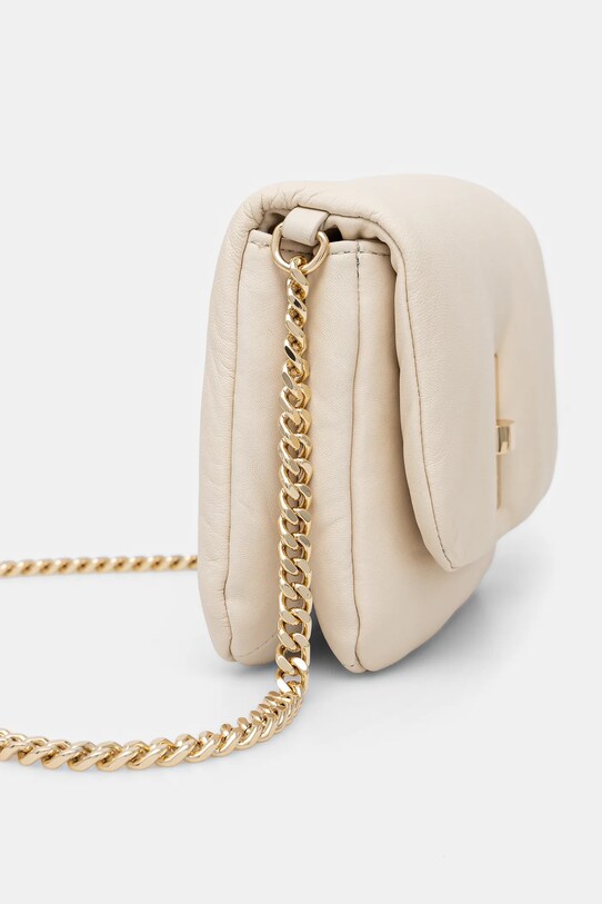 Kožna torba Tommy Hilfiger AW0AW16880 bež SS25