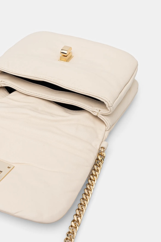 Kožna torba Tommy Hilfiger AW0AW16880 bež