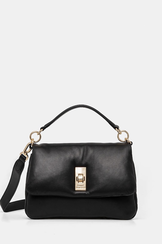 Кожаная сумочка Tommy Hilfiger кожа чёрный AW0AW16885