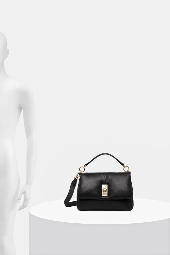 Tommy Hilfiger borsa a mano in pelle AW0AW16885 nero