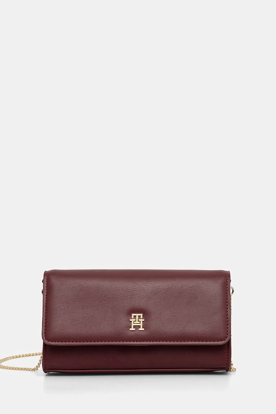 Сумочка Tommy Hilfiger не вмещает А4 бордо AW0AW16891