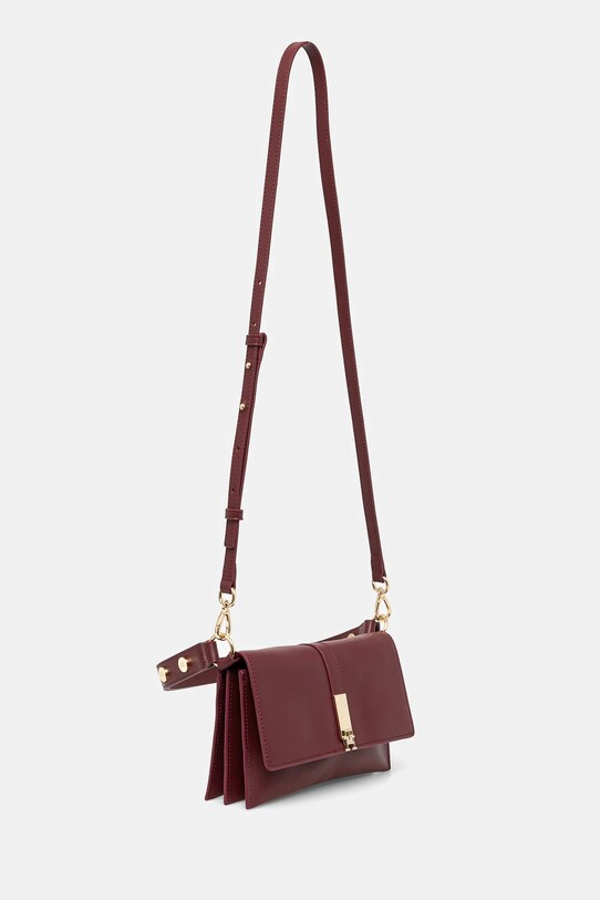 Kabelka Tommy Hilfiger AW0AW16893 burgundské SS25