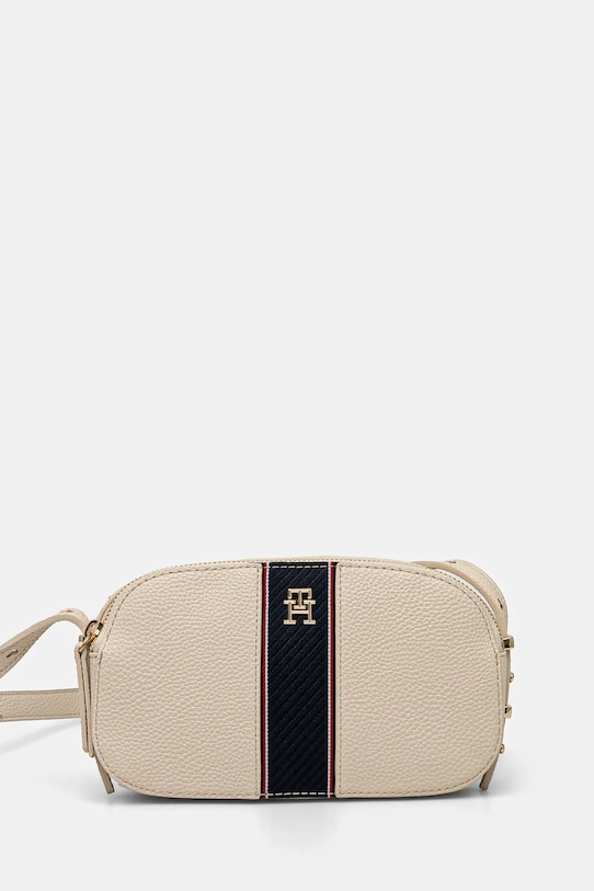 Tommy Hilfiger torebka nie mieści A4 beżowy AW0AW16898