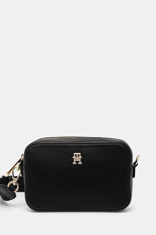 Kabelka Tommy Hilfiger nevejde se A4 černá AW0AW16906