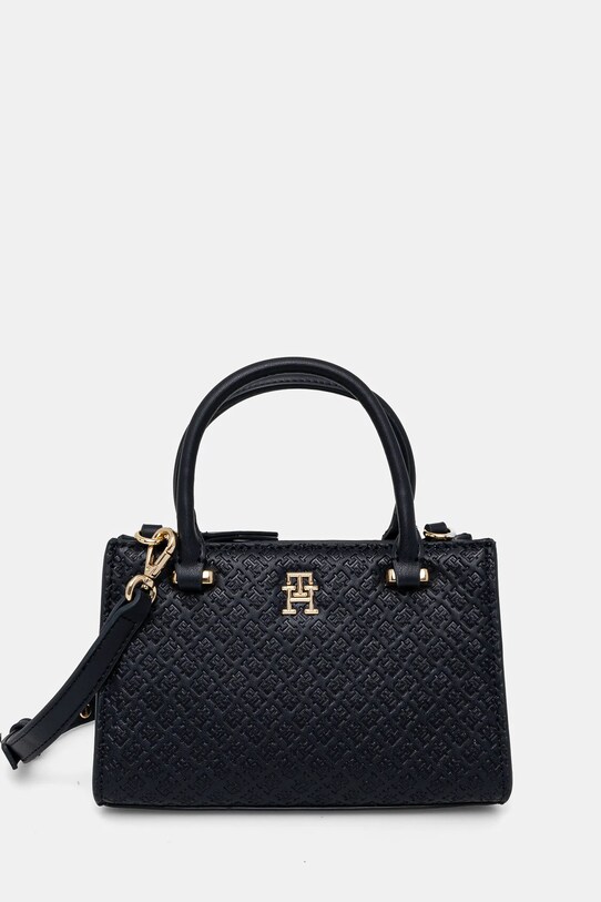Сумочка Tommy Hilfiger візерунок темно-синій AW0AW16932