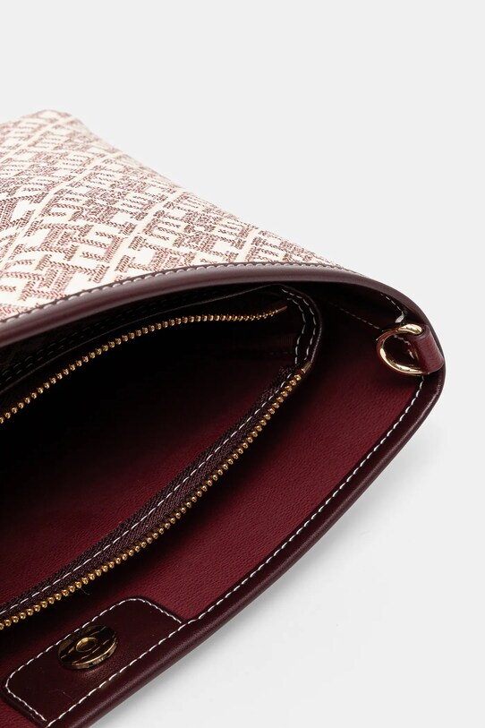Kabelka Tommy Hilfiger burgundské AW0AW17342