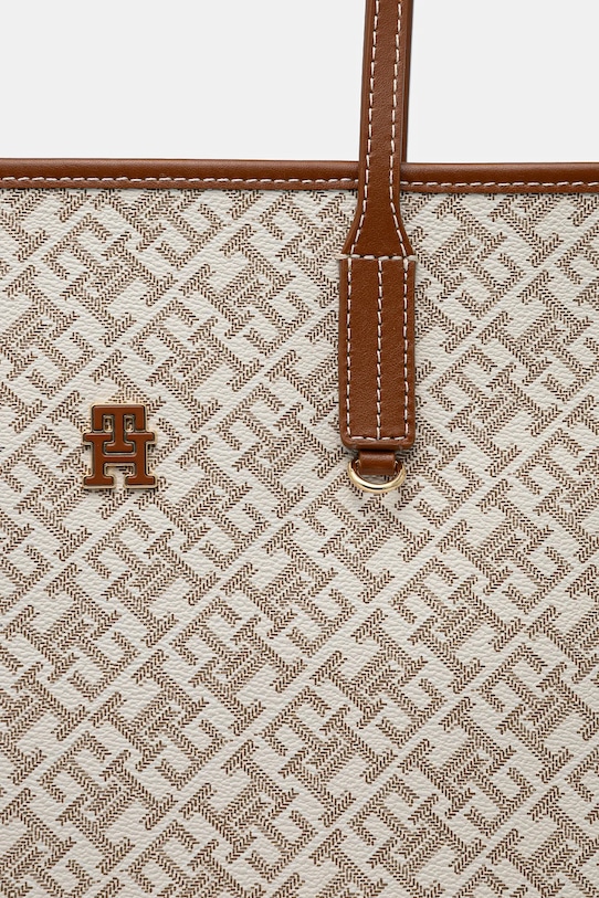 Τσάντα Tommy Hilfiger μπεζ AW0AW17379