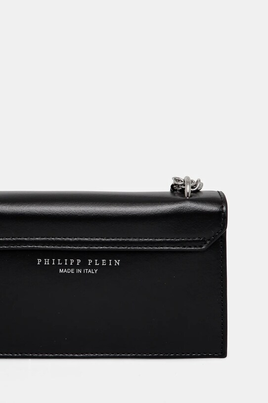 Accesorii Philipp Plein poseta de piele SAEA.WBA2062.PLE010N negru