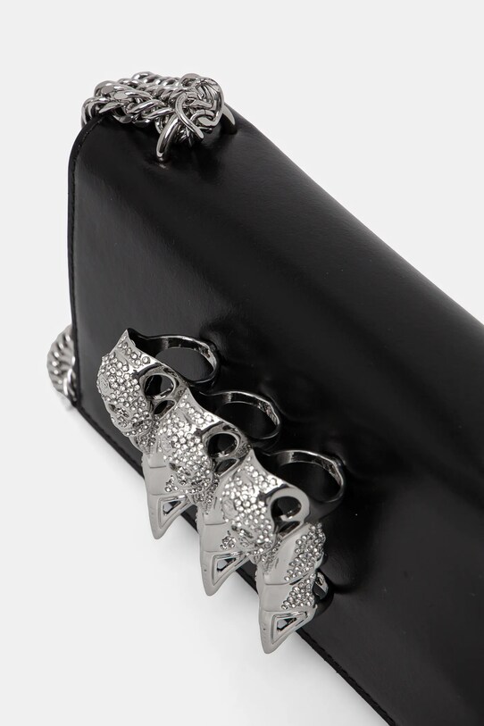 Philipp Plein poseta de piele negru SAEA.WBA2062.PLE010N