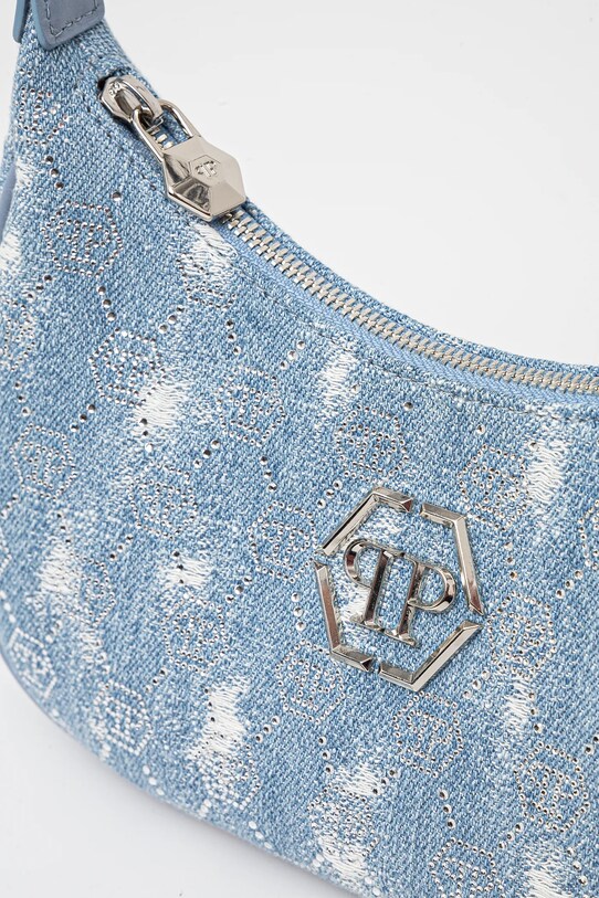 Philipp Plein geantă albastru SAEA.WBA2083.PDE004N