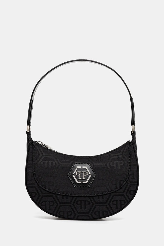 Philipp Plein poșetă nu incape in A4 negru PAEA.WBA2104.PTE021N