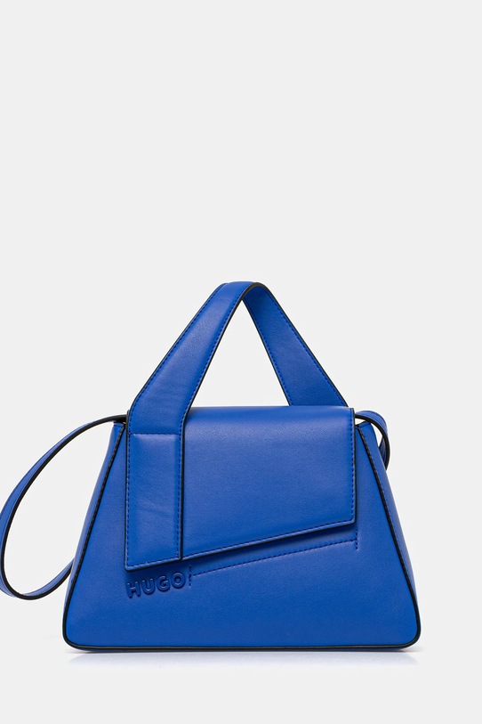 Kabelka Hugo Blue Lylah Top Handle imitácia kože modrá 50535827