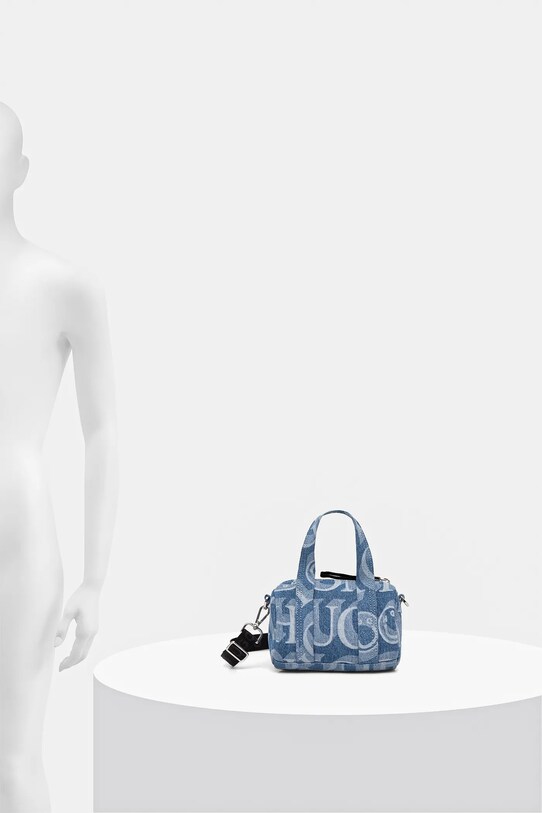 HUGO Blue torebka jeansowa 50535947 niebieski