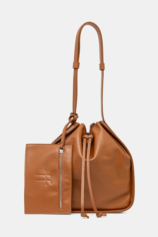 Forte Forte torebka skórzana skóra licowa brązowy 13666.my.bag