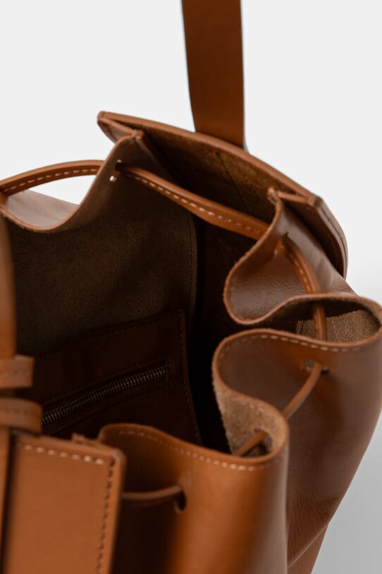 Forte Forte torebka skórzana brązowy 13666.my.bag