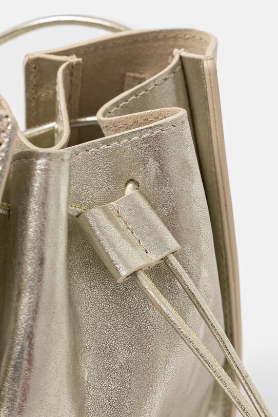 Forte Forte torebka skórzana złoty 13669.my.bag