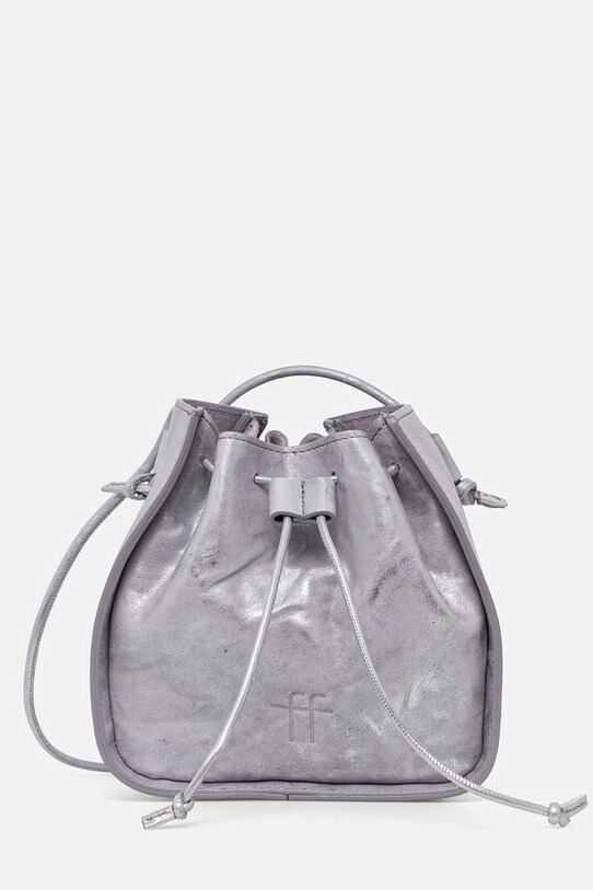 Forte Forte torebka skórzana nie mieści A4 fioletowy 13669.my.bag