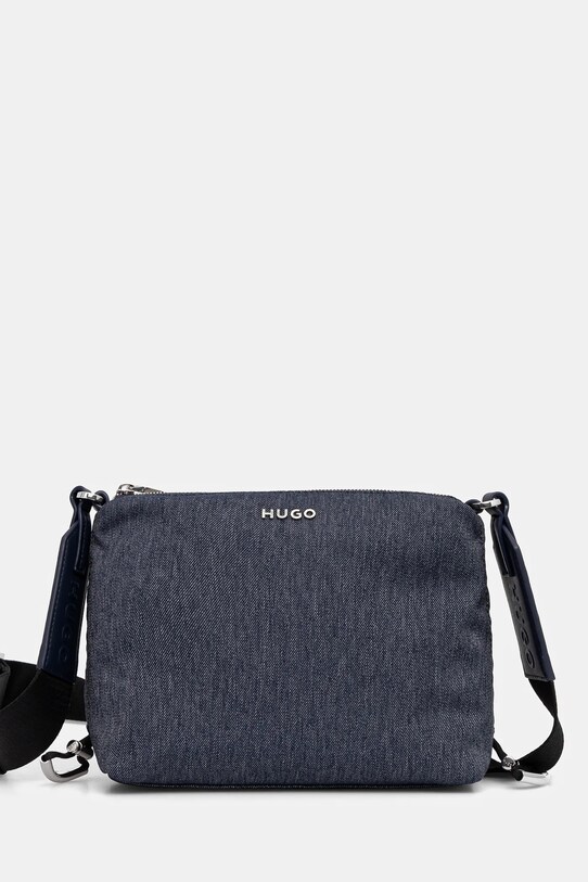 Kabelka HUGO hladký námořnická modř 50536189