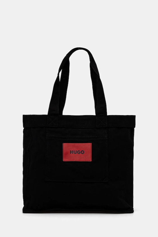 Τσάντα HUGO υφασμάτινο μαύρο 50536267