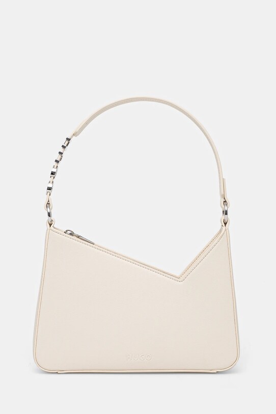 HUGO torebka Mel Shoulder Bag nie mieści A4 beżowy 50536988