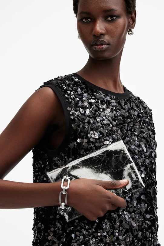 Kožené psaníčko AllSaints YUA W016XZ