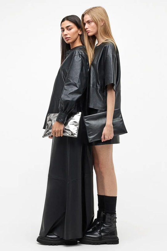 Kožená kabelka AllSaints BETTINA W019XZ