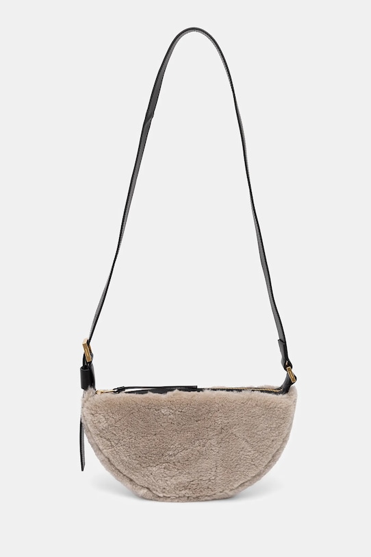 Сумочка AllSaints HALF MOON кожа бежевый W047XB