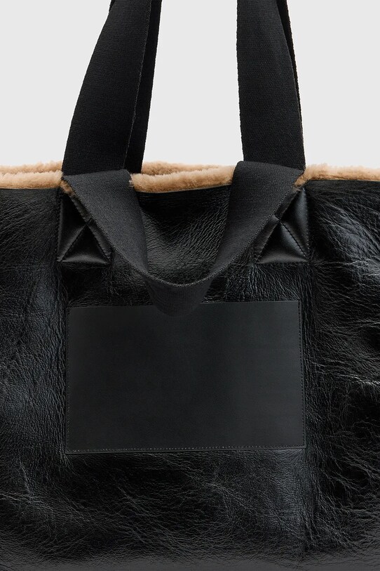 Двусторонняя кожаная сумка AllSaints IZZY SHEARLING W056XB