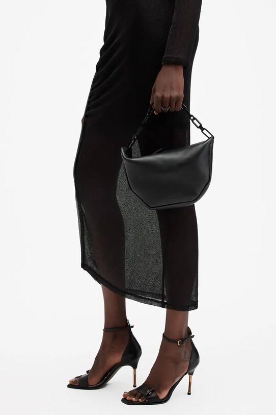 Шкіряна сумочка AllSaints MADEA MINI W214XB чорний