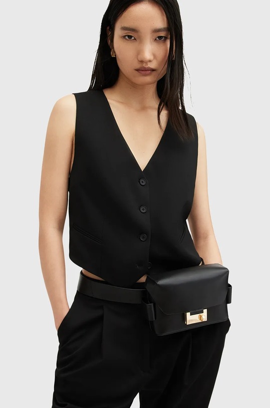 Шкіряна сумочка AllSaints FRANKIE W307XB