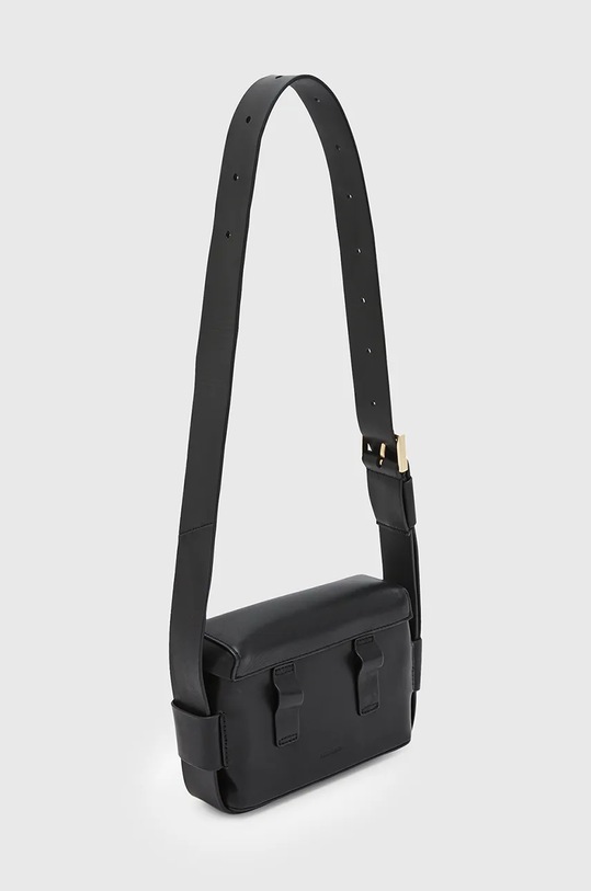 Шкіряна сумочка AllSaints FRANKIE W307XB чорний SS25