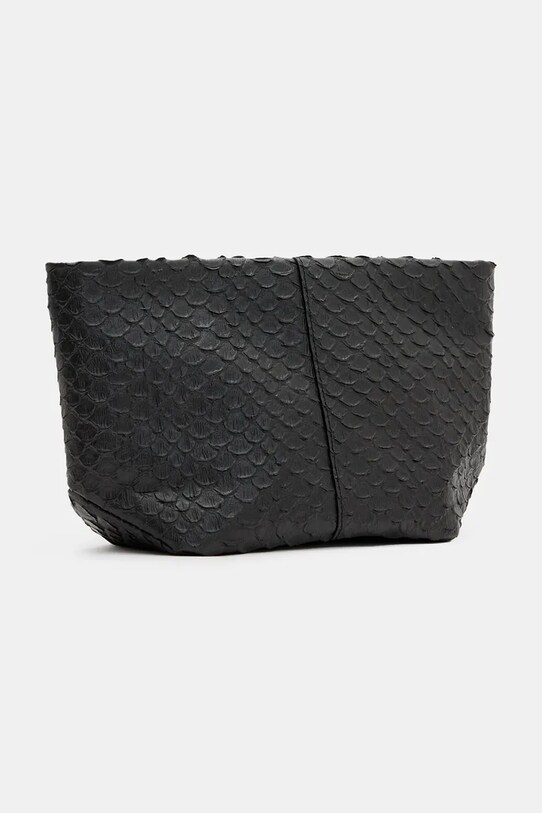 Шкіряна сумка AllSaints HEX W379XB чорний SS25