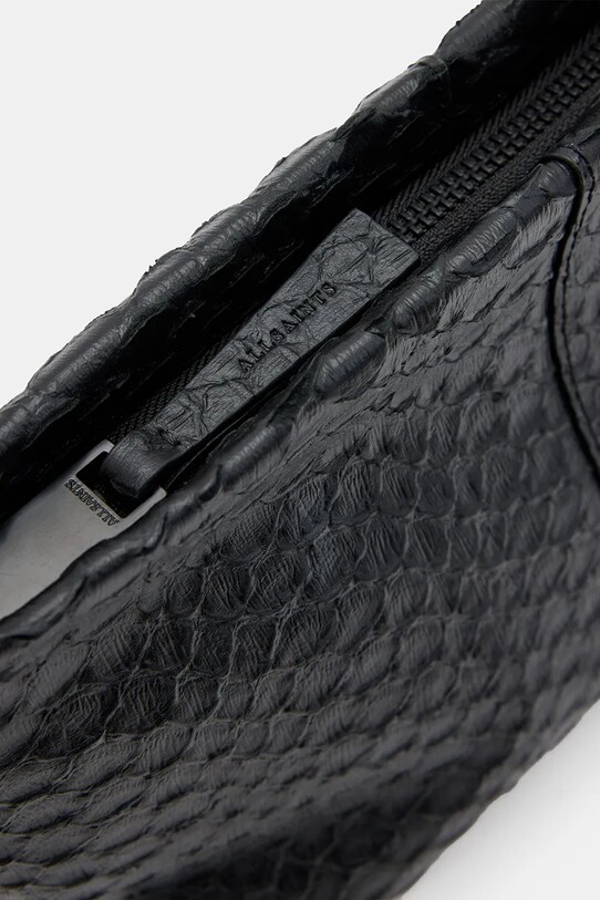 Шкіряна сумка AllSaints HEX чорний W379XB