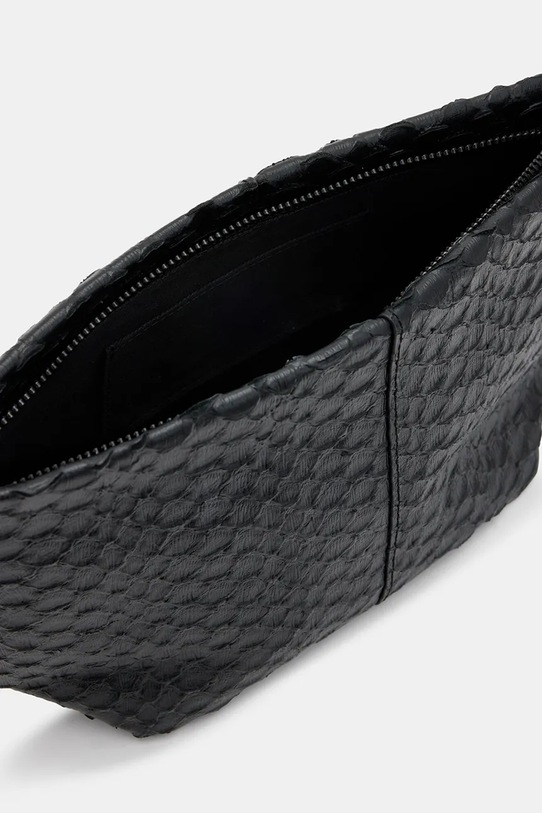 AllSaints pochette di pelle HEX W379XB nero