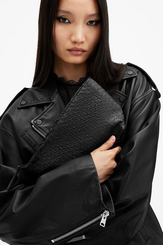 AllSaints pochette di pelle HEX W379XB