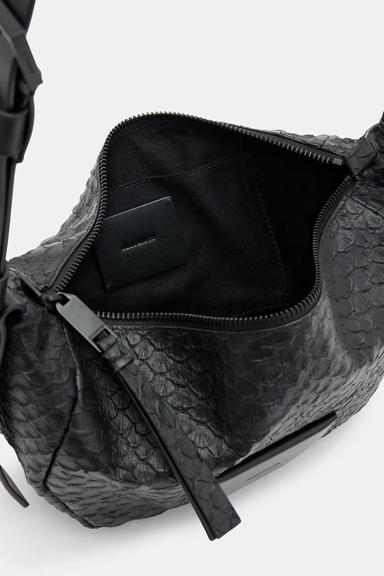 Kožna torba AllSaints MADEA SNAKE W384XB crna