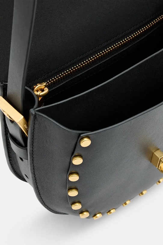 Шкіряна сумочка AllSaints MIRO MINI чорний W385XB