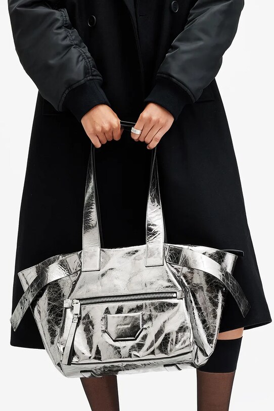 Кожаная сумочка AllSaints PEREZ SHOULDER W392XB