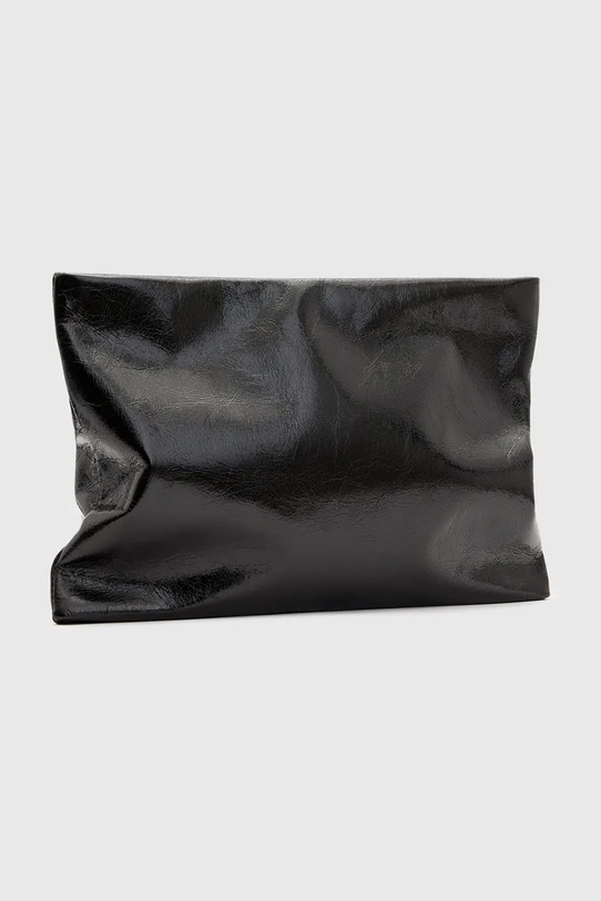 Δερμάτινη τσάντα ώμου AllSaints BETTINA CLUTCH W393XB μαύρο SS25