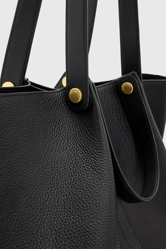 Αξεσουάρ Δερμάτινη τσάντα AllSaints ALLINGTON W452XB μαύρο