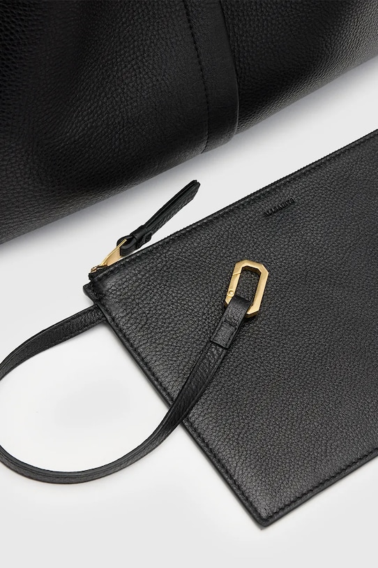 Δερμάτινη τσάντα AllSaints ALLINGTON W452XB μαύρο